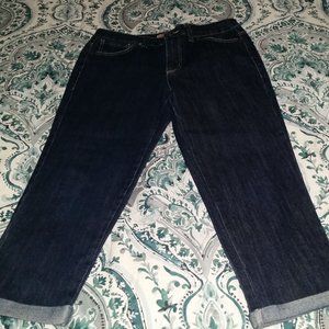 Vintage Boho 5 Pocket Jeans Capri Length Size 6/28